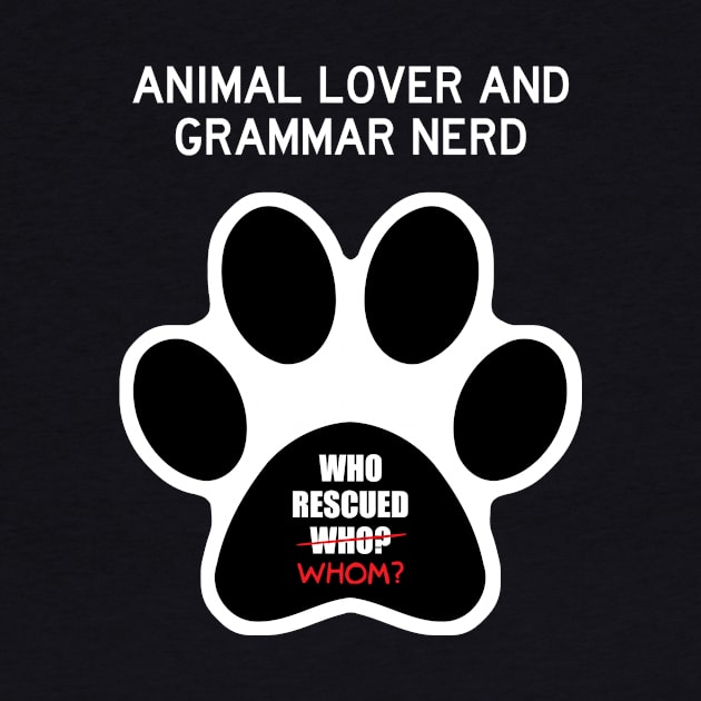 Animal Lover and Grammar Nerd by GloopTrekker